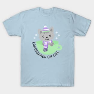 Constellation Cat Cafe: Winter Logo T-Shirt